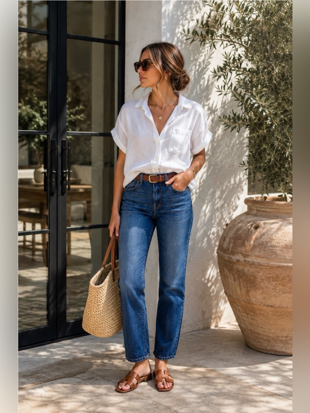 Madewell Cruiser Straight Jeans 30 Lana Wash High Rise F6086 - Picture 2 of 13